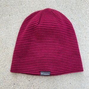 Unisex Columbia Beanie Multicolor Striped One Size Ski Snowboard Winter Street